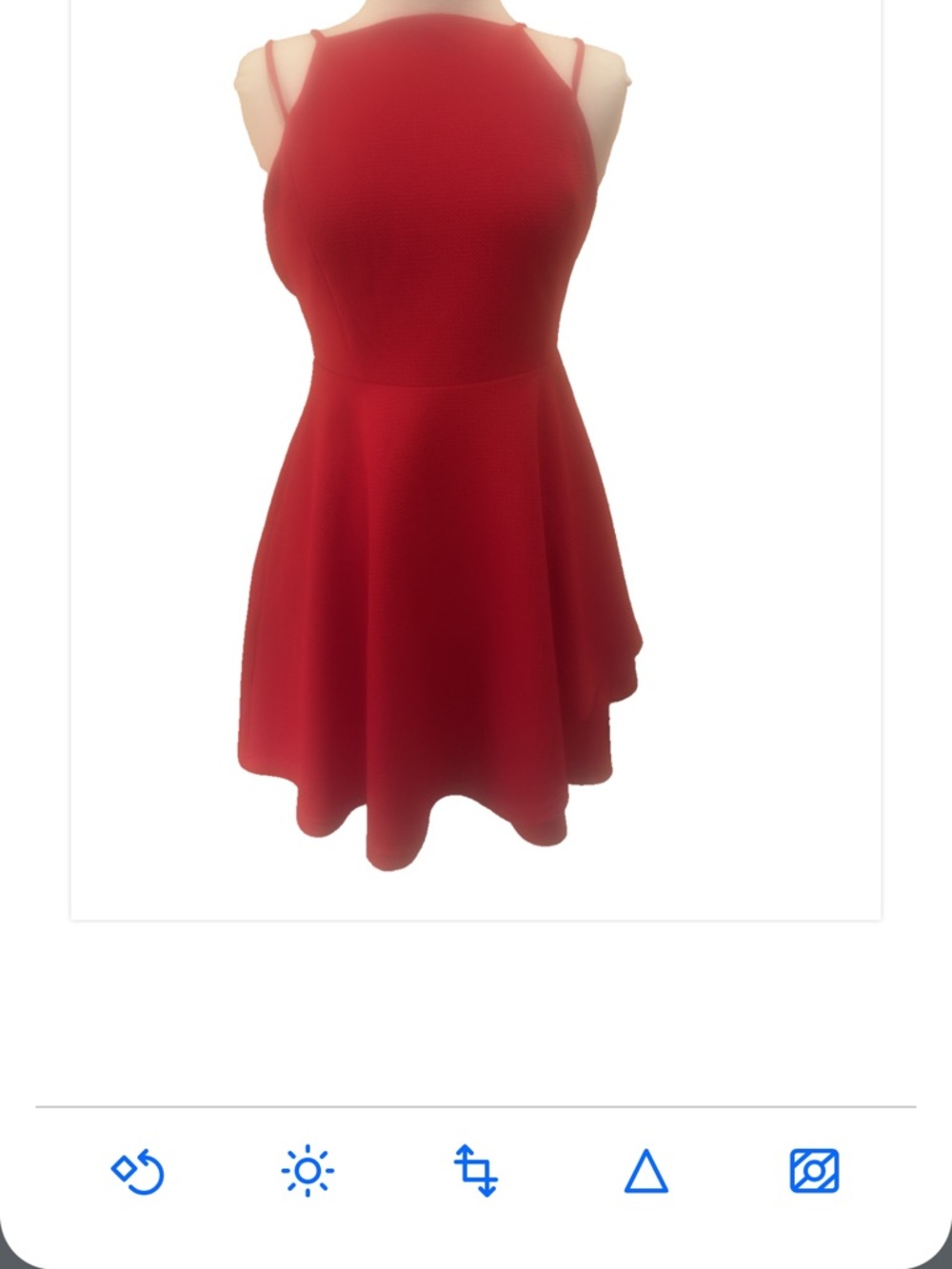 Gianni Bini GB Women’s Red Fit & Flare Red Mini Dress